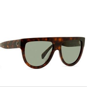 Celine Flat Top Aviator Sunglasses 58mm